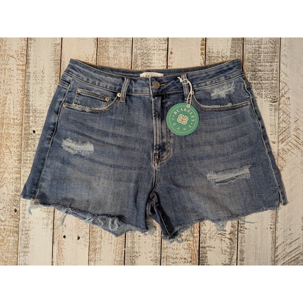 NWT Blakeley Distressed Frayed River Raw Hem Shorts